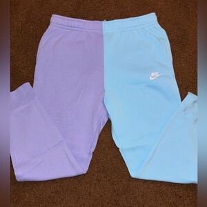 Nike split color sweatpants
